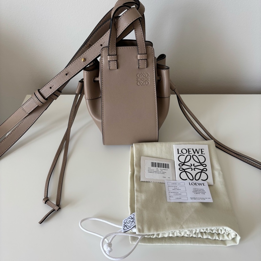 Loewe mini hammock crossbody bag